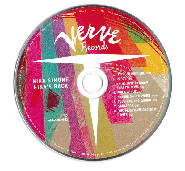 Nina Simone : Nina's Back! (CD, Album, RE, RM)
