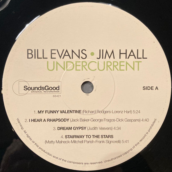 Bill Evans/Jim Hall : Undercurrent (LP, Spe)