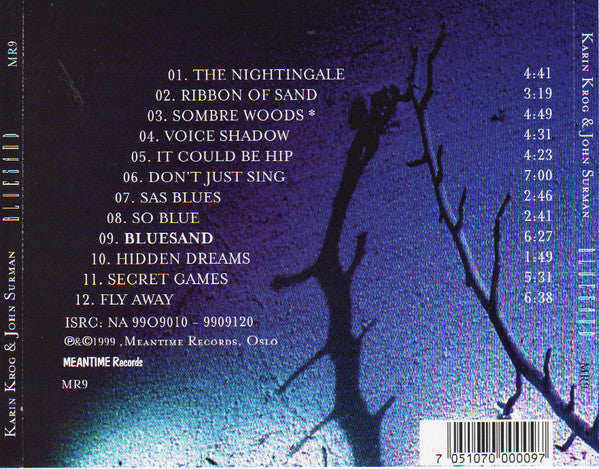 Karin Krog & John Surman : Bluesand (CD, Album)
