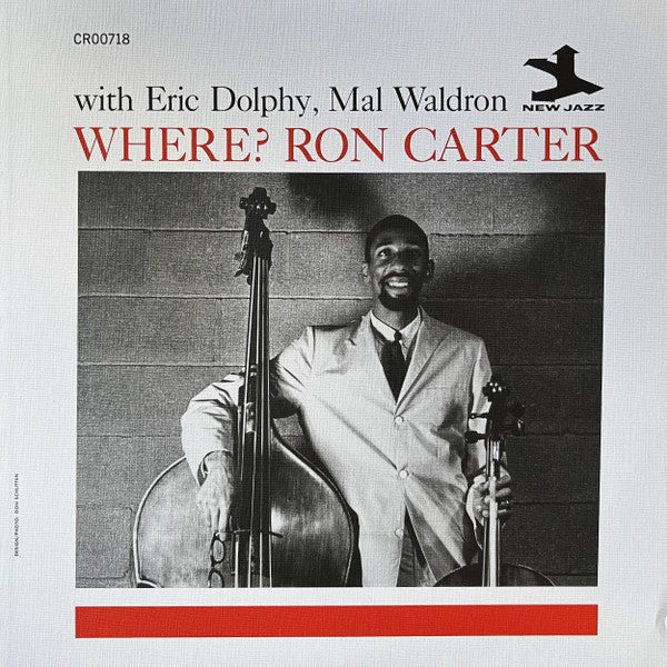 Ron Carter With Eric Dolphy, Mal Waldron : Where? (LP, Album, RE, 180)