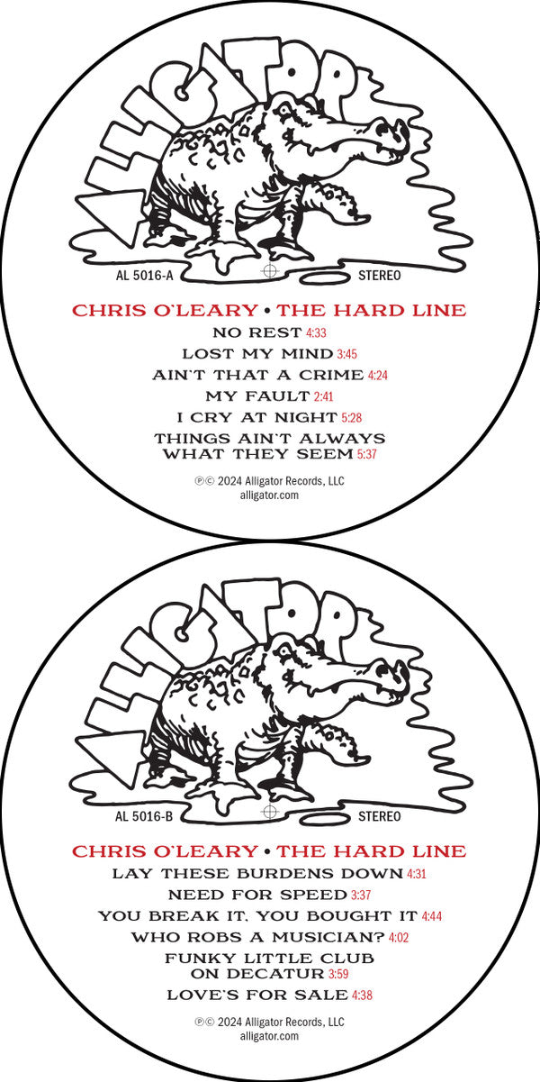 Chris O'Leary (2) : The Hard Line (LP, Album)