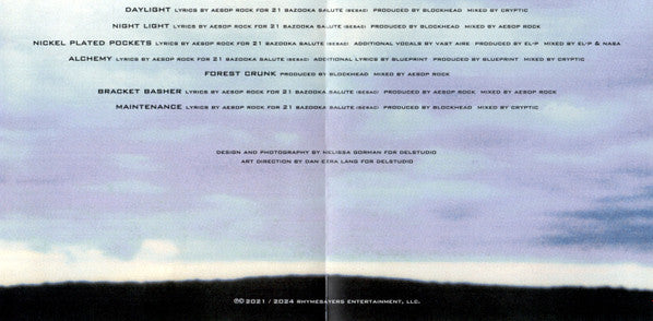 Aesop Rock : Daylight (CD, EP, RE)