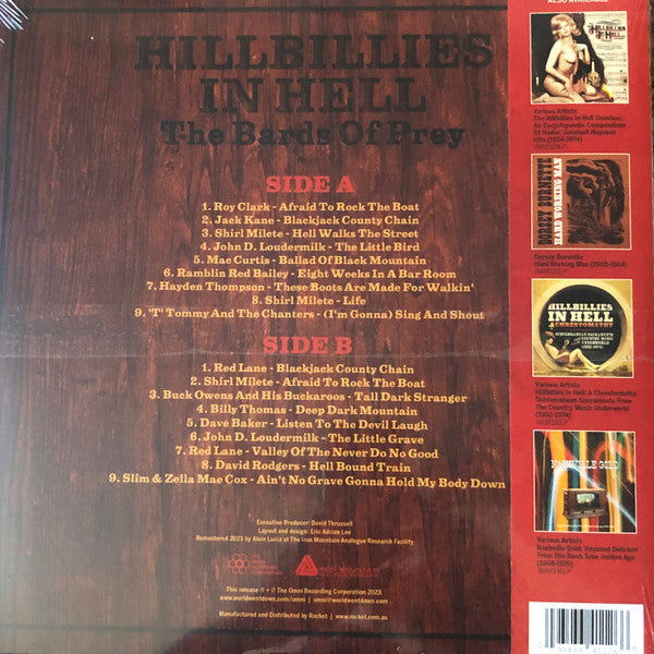 Various : Hillbillies In Hell: The Bards Of Prey (12", Comp, Ltd, RM)