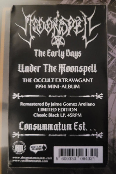Moonspell : Under The Moonspell (LP, MiniAlbum, Ltd, RE, RM)