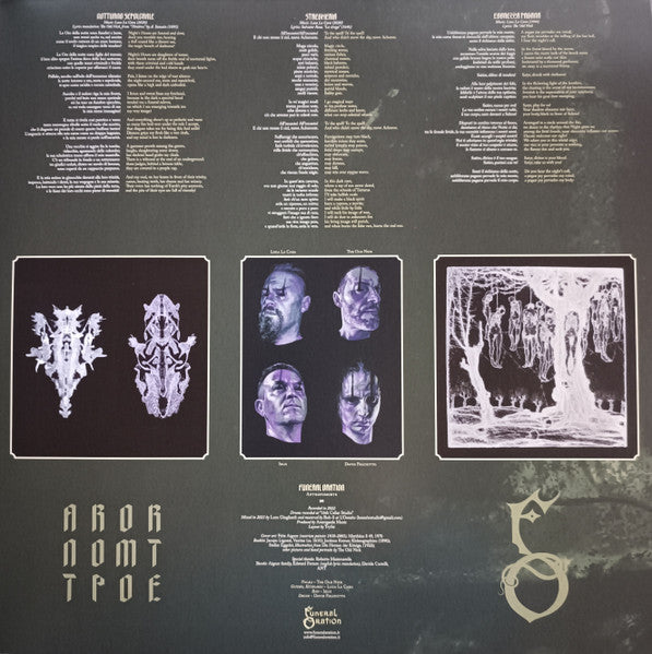 Funeral Oration : Antropomorte (LP, Album, Ltd, Gre)