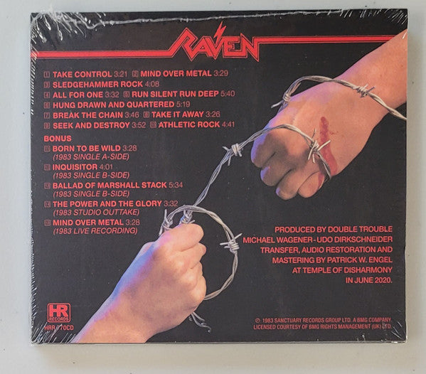 Raven (6) : All For One (CD, Album, RE, RM, Sli)