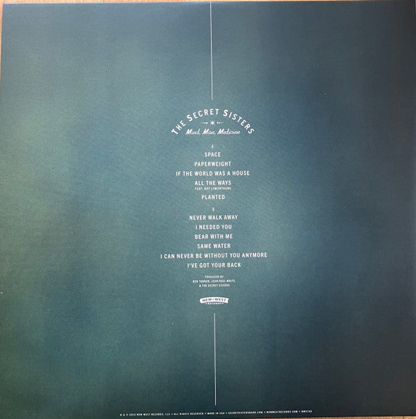 The Secret Sisters : Mind, Man, Medicine (LP, Album)