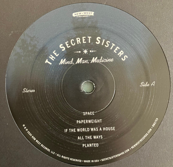 The Secret Sisters : Mind, Man, Medicine (LP, Album)