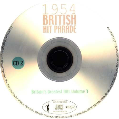 Various : 1954 British Hit Parade - Britain's Greatest Hits Volume 3 (4xCD, Comp)