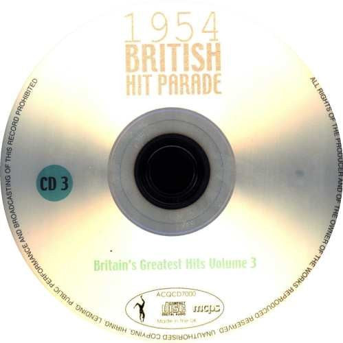 Various : 1954 British Hit Parade - Britain's Greatest Hits Volume 3 (4xCD, Comp)