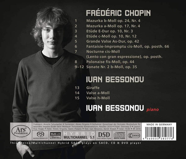 Frédéric Chopin, Ivan Bessonov : Ivan Bessonov Plays Chopin (SACD, Hybrid, Multichannel)