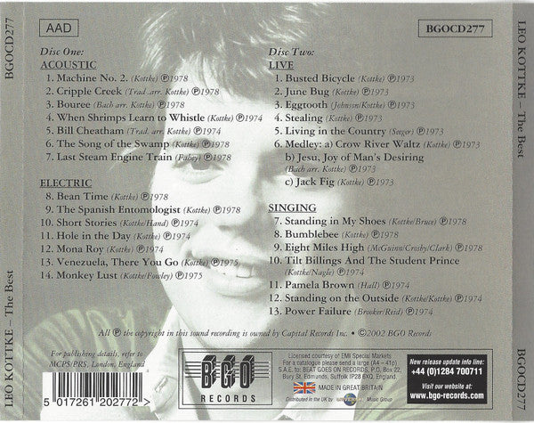 Leo Kottke : The Best (2xCD, Comp, RE)