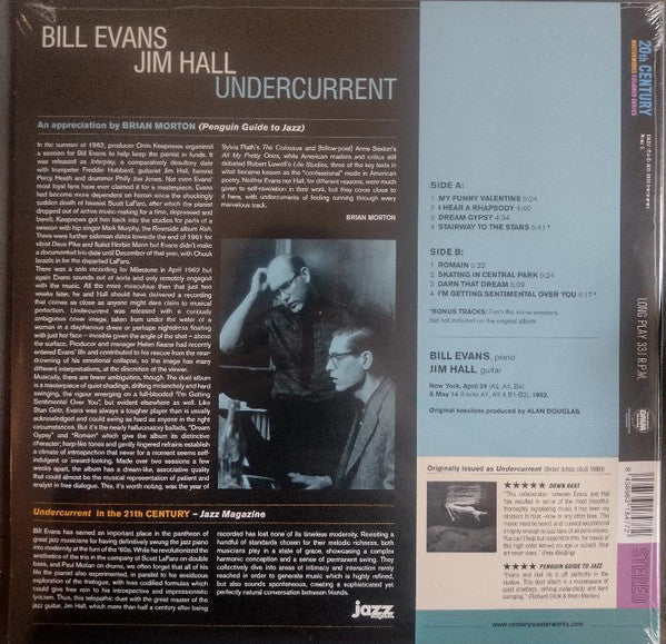 Bill Evans, Jim Hall : Undercurrent (LP, Album, Ltd, RE, 180)