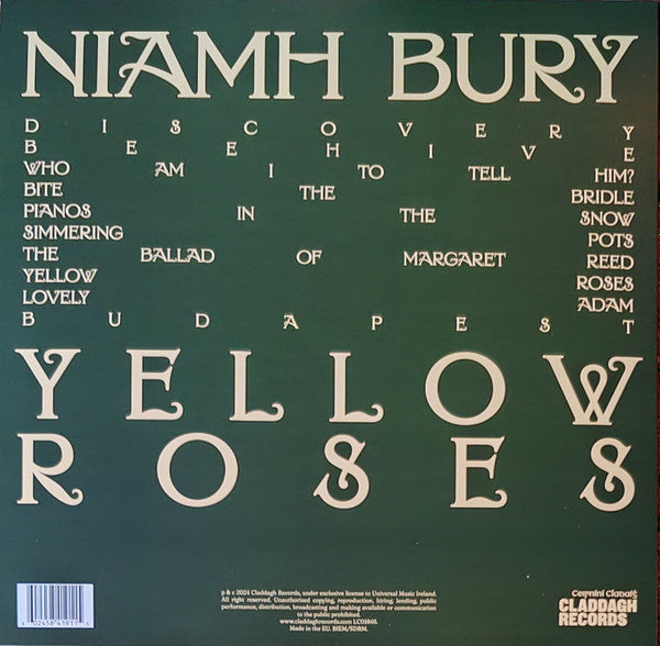 Niamh Bury : Yellow Roses (LP, Album, Ltd, Yel)
