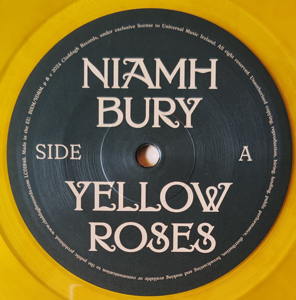 Niamh Bury : Yellow Roses (LP, Album, Ltd, Yel)