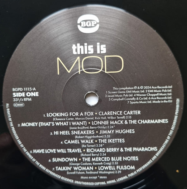 Various : This Is Mod 1960-1968 (LP, Comp)