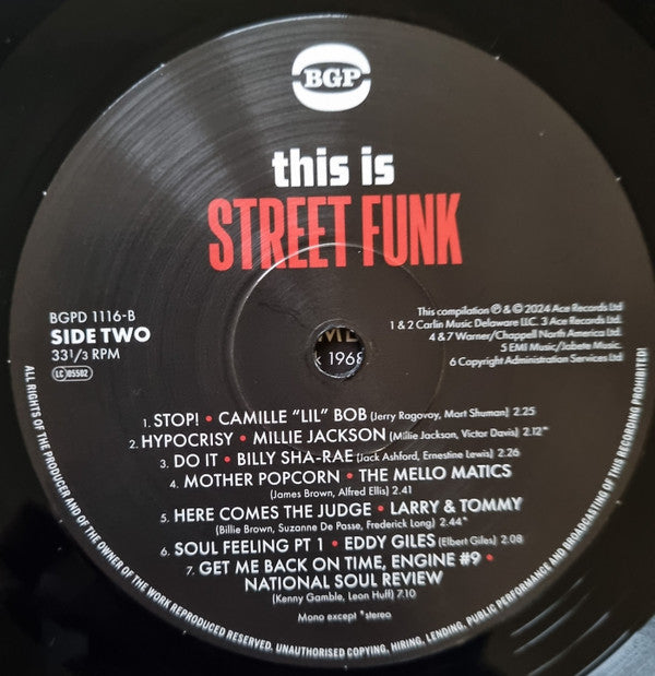 Various : This Is Street Funk 1968-1974 (LP, Comp)