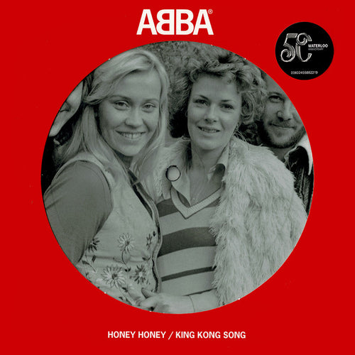 ABBA : Honey Honey / King Kong Song (7", Single, Pic, RE)