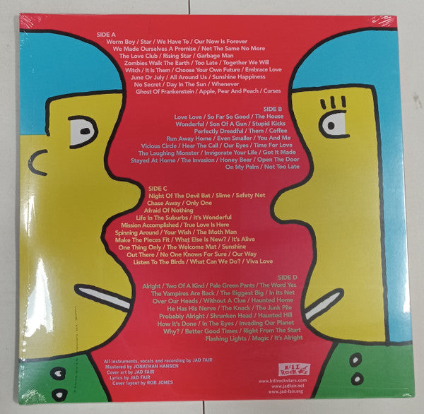 Jad Fair : 100 Songs - A Master Class In Songwriting (2xLP, Comp, Red)