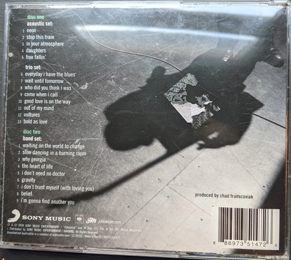 John Mayer : Where The Light Is: John Mayer Live In Los Angeles (2xCD, Album)
