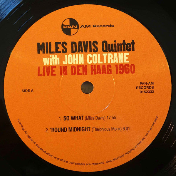 The Miles Davis Quintet : Live in Den Haag 1960 (LP, RE)