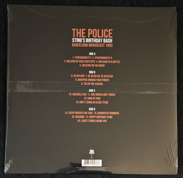The Police : Sting's Birthday Bash - Barcelona Broadcast 1983 (2xLP, Unofficial)