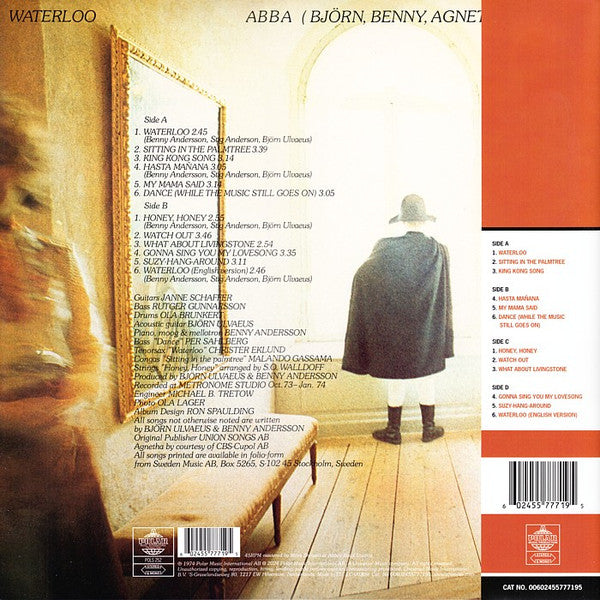 ABBA : Waterloo (2xLP, Album, Mono, RE, RM, Hal)