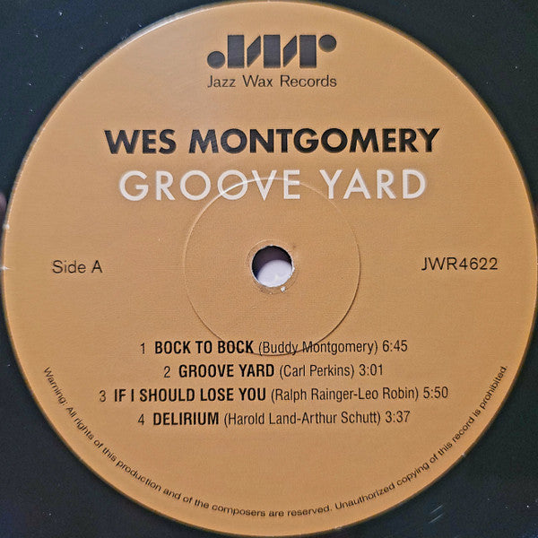 Wes Montgomery : Groove Yard (LP, Album, Ltd, 180)