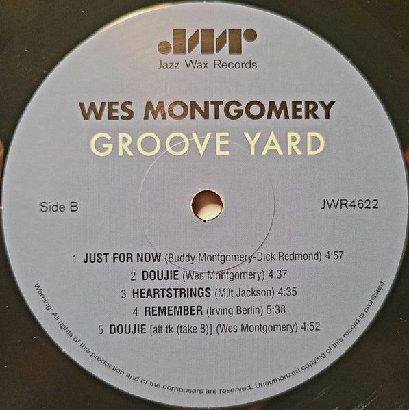 Wes Montgomery : Groove Yard (LP, Album, Ltd, 180)