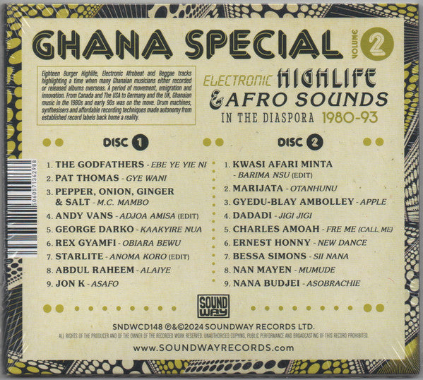 Various : Ghana Special Volume 2 (Electronic Highlife & Afro Sounds In The Diaspora 1980-93) (2xCD, Comp)