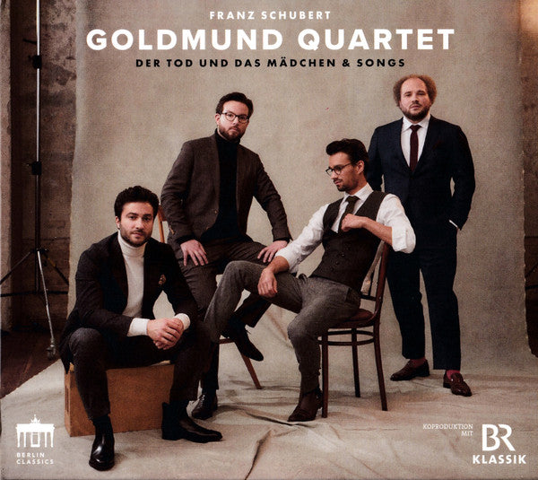 Franz Schubert  -  Goldmund Quartett : Der Tod Und Das Mädchen & Songs (CD, Album, Dig)