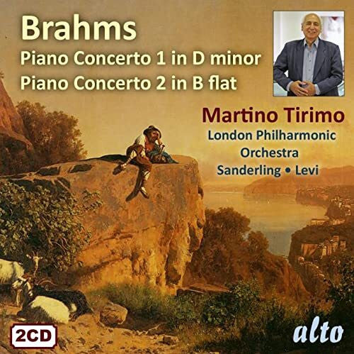 Johannes Brahms, Martino Tirimo, London Philharmonic Orchestra, Kurt Sanderling, Yoel Levi : Piano Concerto 1 In D Minor; Piano Concerto 2 In B Flat (2xCD, Comp, RM)