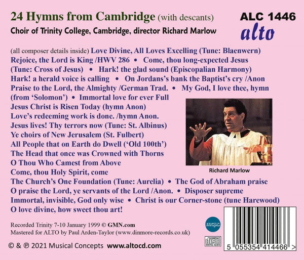 The Choir Of Trinity College, Cambridge, Richard Marlow : Hymns From Cambridge (CD, Album)