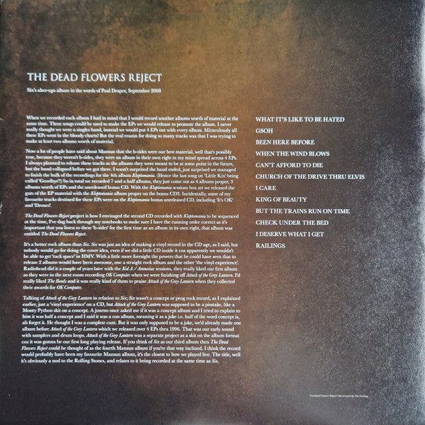 Mansun : The Dead Flowers Reject (LP, Comp, RE)