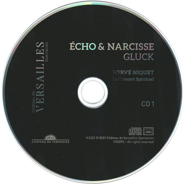 Christoph Willibald Gluck – Hervé Niquet, Le Concert Spirituel : Écho & Narcisse (2xCD, Album)