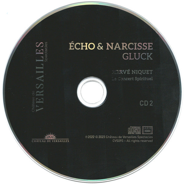 Christoph Willibald Gluck – Hervé Niquet, Le Concert Spirituel : Écho & Narcisse (2xCD, Album)