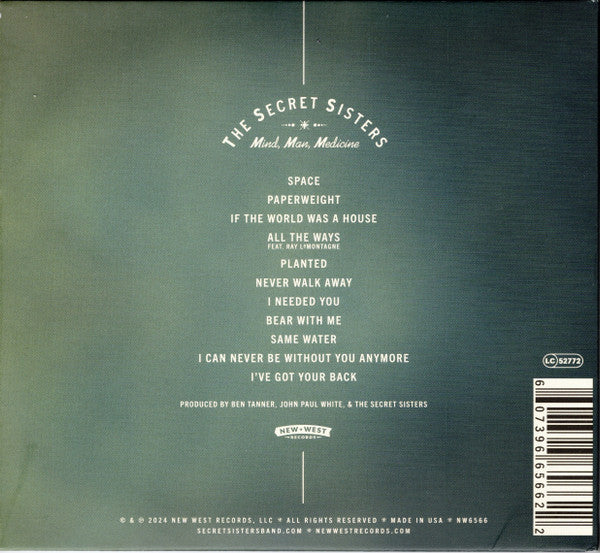 The Secret Sisters : Mind, Man, Medicine (CD, Album)