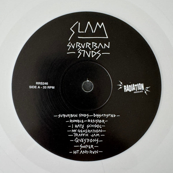 Suburban Studs : Slam (LP, Album, Ltd, RE, Whi)