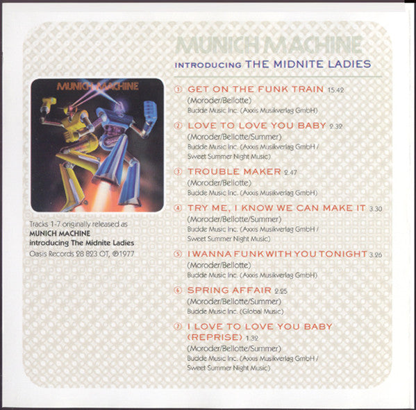 Munich Machine : Get On The Funk Train (CD, Comp, RE)