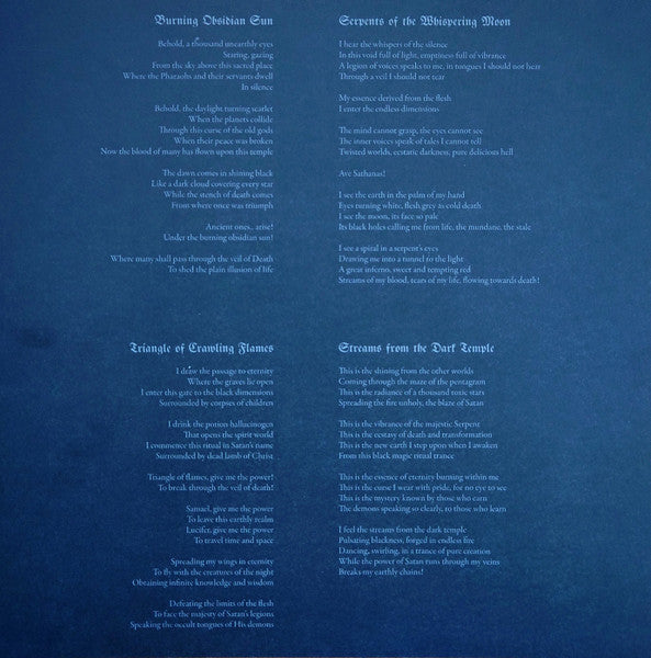 Obsidian Sun : Burning Obsidian Sun (12", EP, Ltd, Num, Gol)