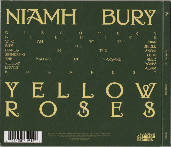 Niamh Bury : Yellow Roses (CD, Album)