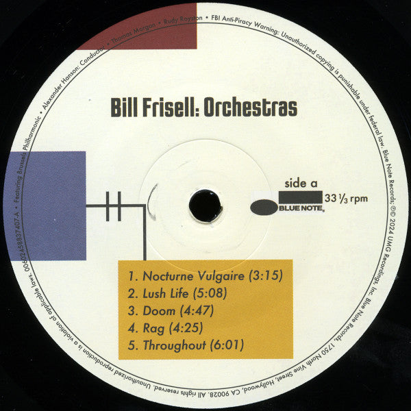 Bill Frisell : Orchestras (2xLP)