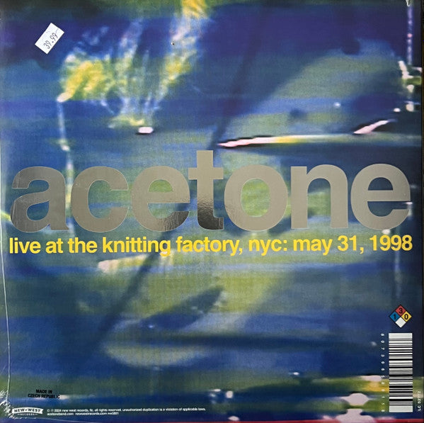 Acetone (3) : I've Enjoyed As Much Of This As I Can Stand: Live At The Knitting Factory, NYC: May 31, 1998 (2xLP, RSD, Ltd, Cle)