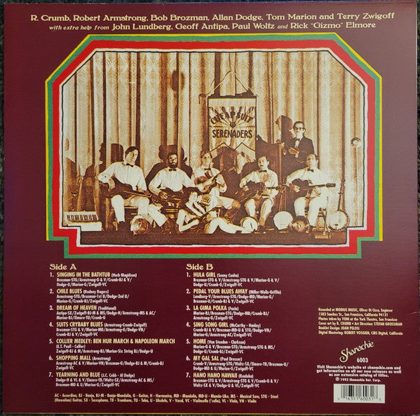 Robert Crumb And His Cheap Suit Serenaders : Singing In The Bathtub (LP, Album, RSD, Ltd, Red)