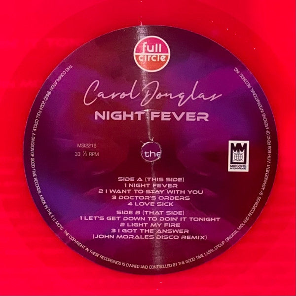 Carol Douglas : Night Fever  (LP, RSD, Comp, Ltd, Flu)