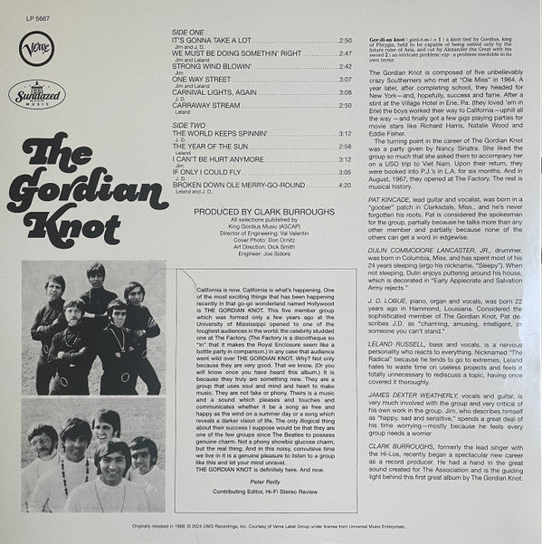 The Gordian Knot : The Gordian Knot (LP, Album, RE)