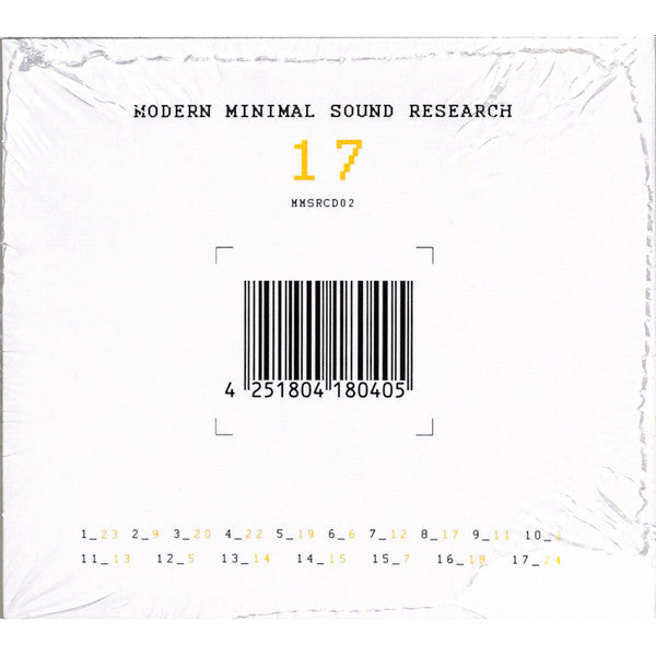 Modern Minimal Sound Research : 17 (CD, Album, Ltd)