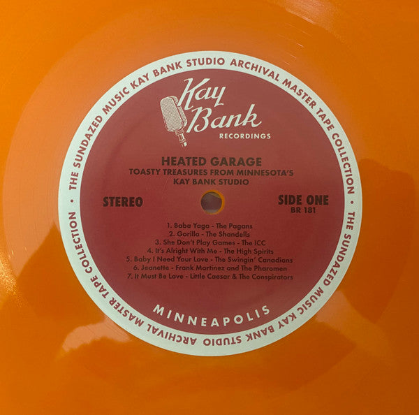 Various : Heated Garage - Toasty Treasures From Minnesota's Kay Bank Studio (LP, RSD, Comp, Ltd, Num, Ora)