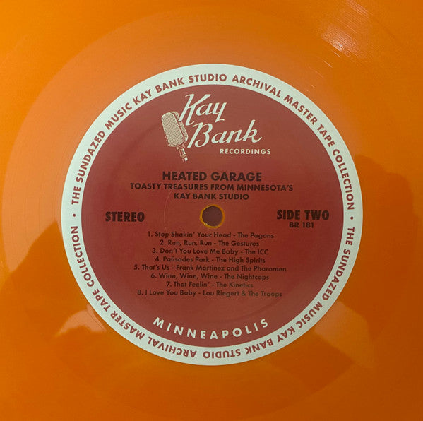 Various : Heated Garage - Toasty Treasures From Minnesota's Kay Bank Studio (LP, RSD, Comp, Ltd, Num, Ora)