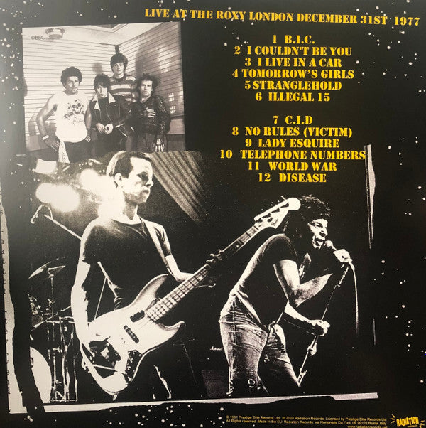 UK Subs : Live At The Roxy 1977 (LP, RSD, Ltd, Yel)